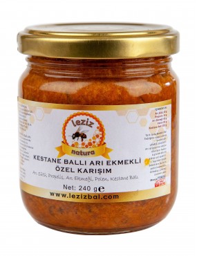Kestane Ballı Arı Ekmekli 5'li Karışım (240 Gram)